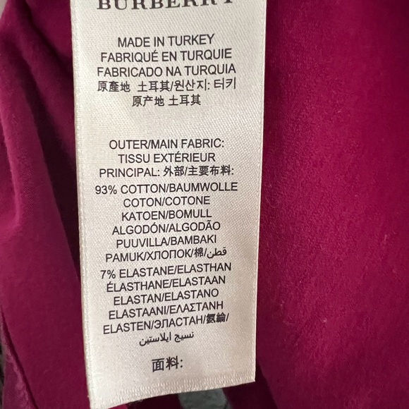 Burberry Nova check 3/4 sleeve top - Picture 5 of 6